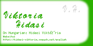 viktoria hidasi business card